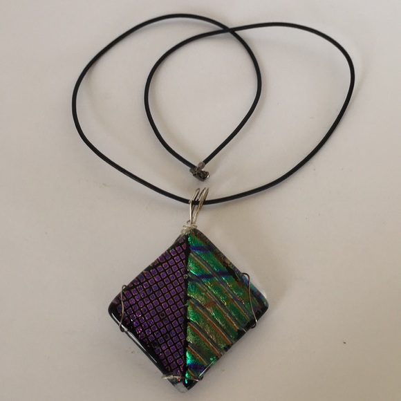 Artisan Handmade Layered Signed Pendant Necklace - Picture 2 of 7